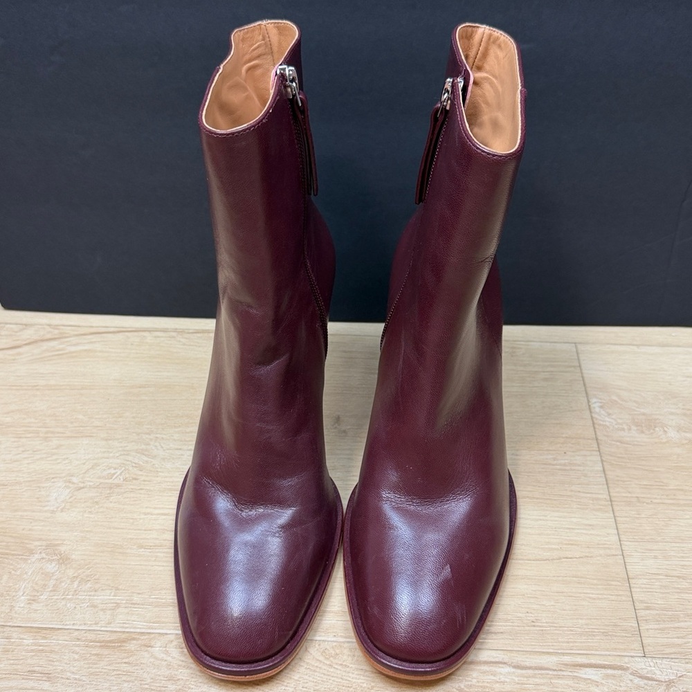Reformation Gillian Ankle Boot Ruby, SIZE 8 US - Picture 7 of 13